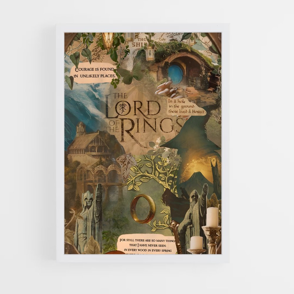 ap-lord of the rings-3 cadre Blanc