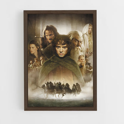 ap-lord of the rings-7 cadre Bois foncé