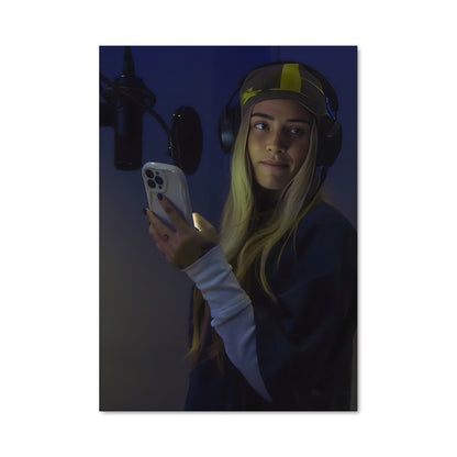 Poster Héroïne Casquée