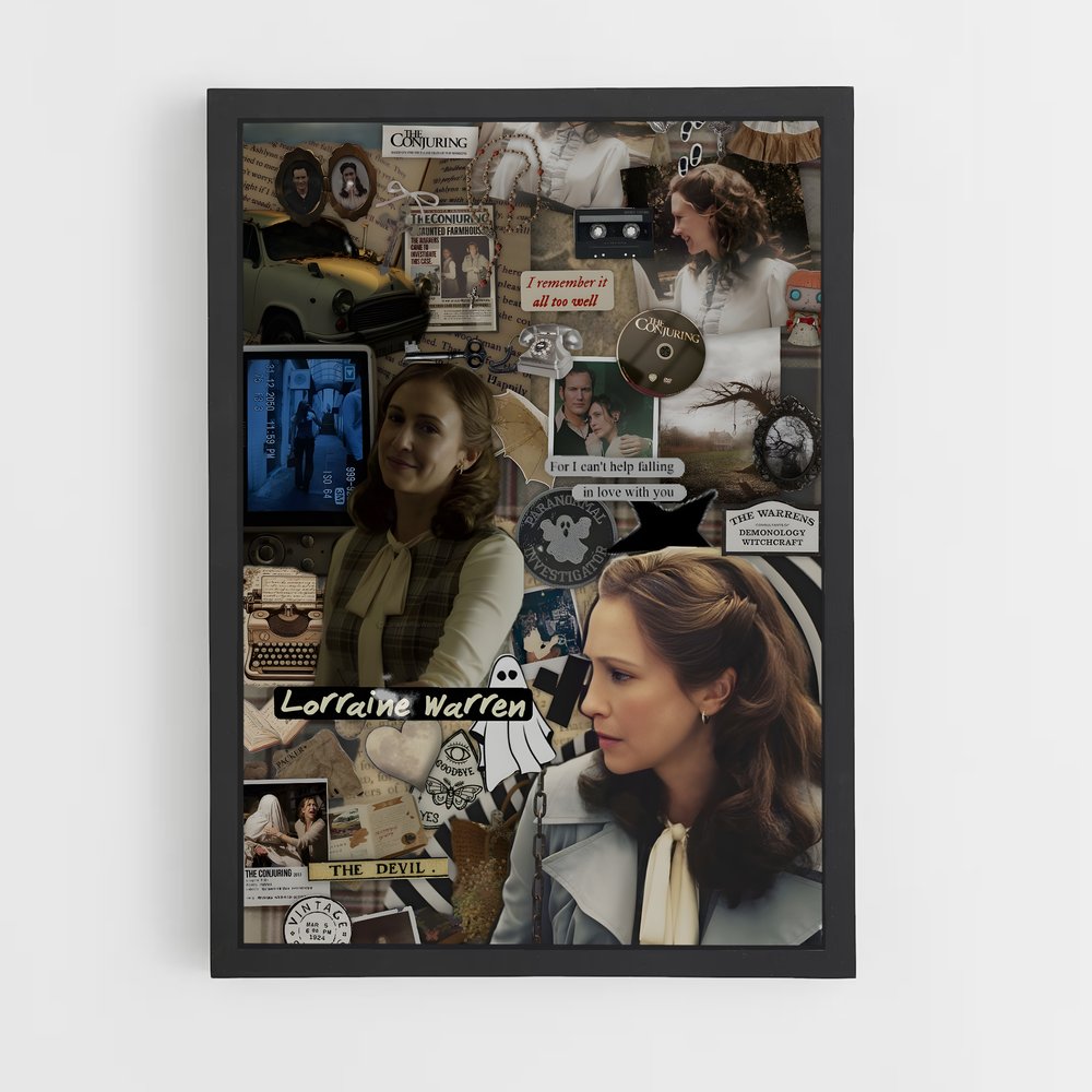 ap-lorraine warren-2 cadre Noir