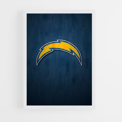 ap-los angeles chargers-5 cadre Blanc