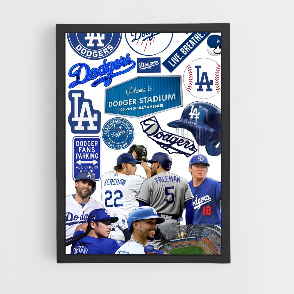 ap-los angeles dodgers-10 cadre Noir