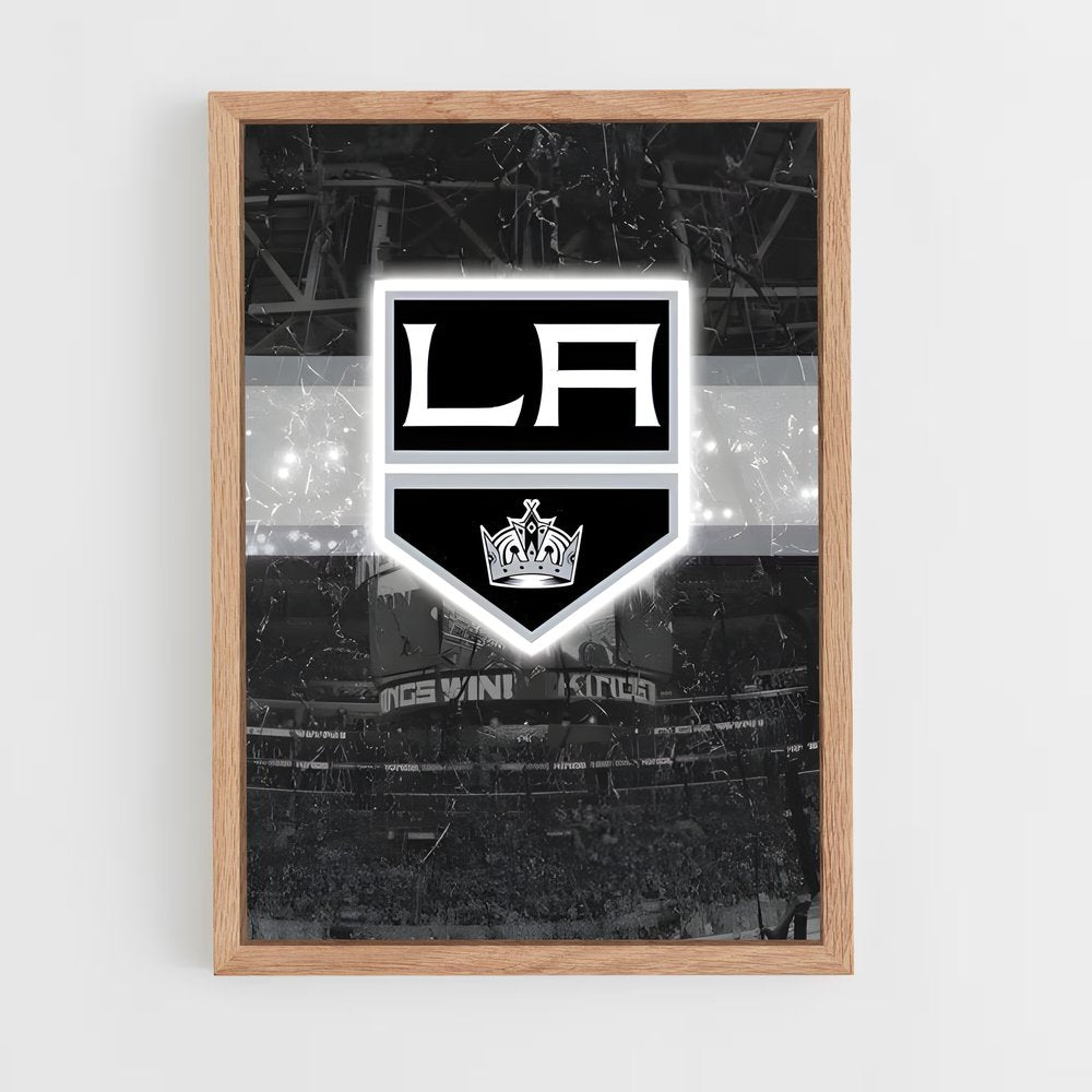 ap-los angeles kings-4 cadre Bois clair