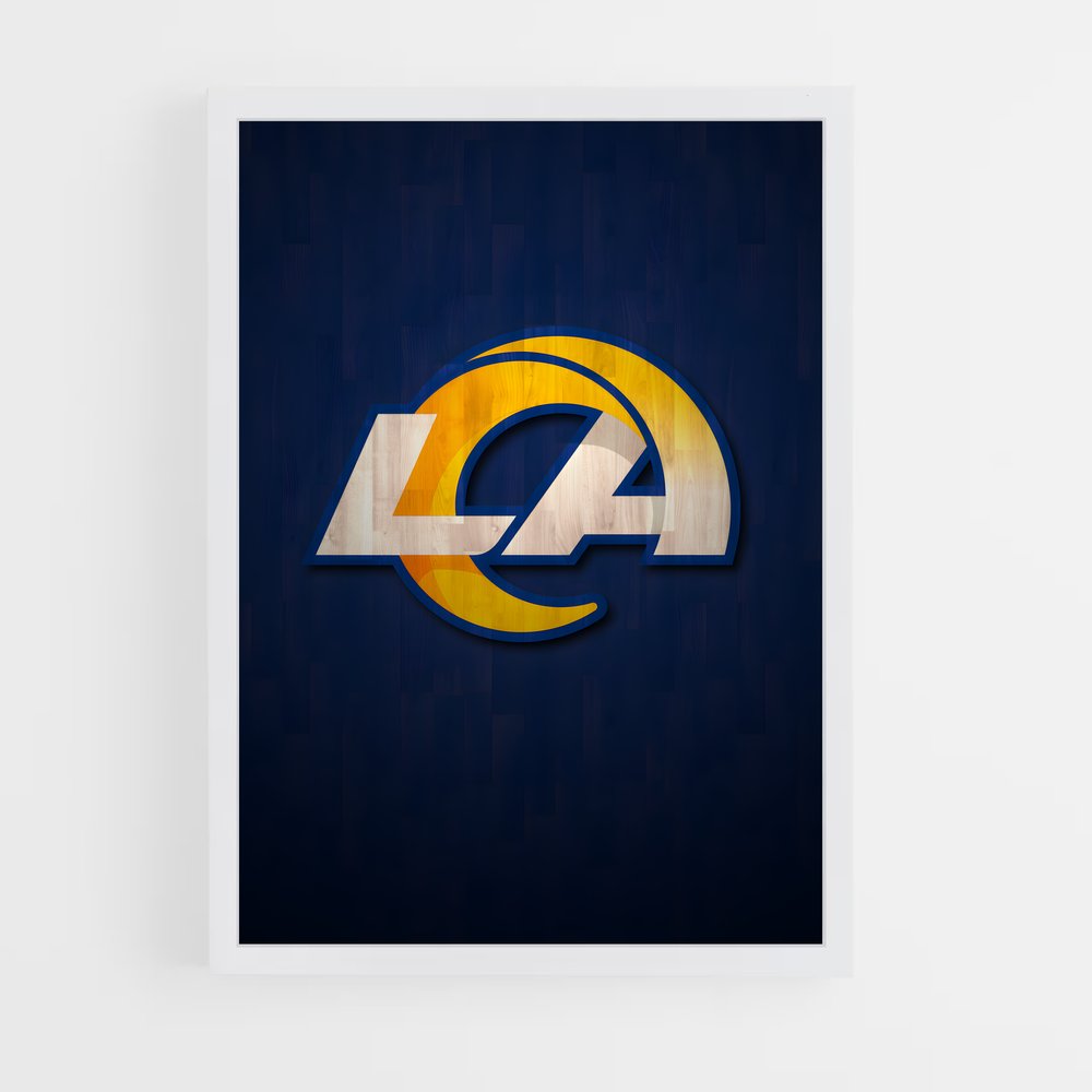 ap-los angeles rams-2 cadre Blanc