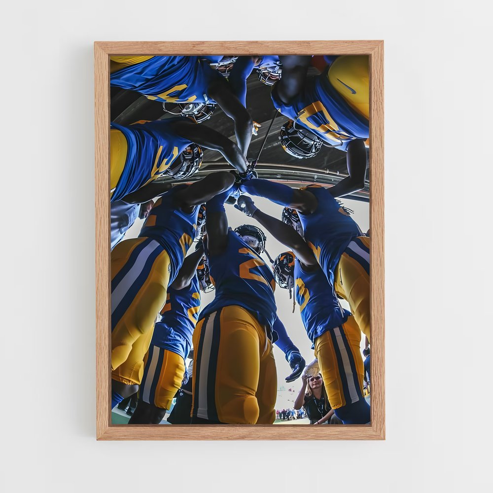 ap-los angeles rams-3 cadre Bois clair