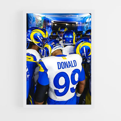 ap-los angeles rams-6 cadre Blanc