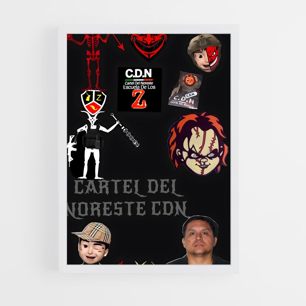 ap-los zetas-1 cadre Blanc