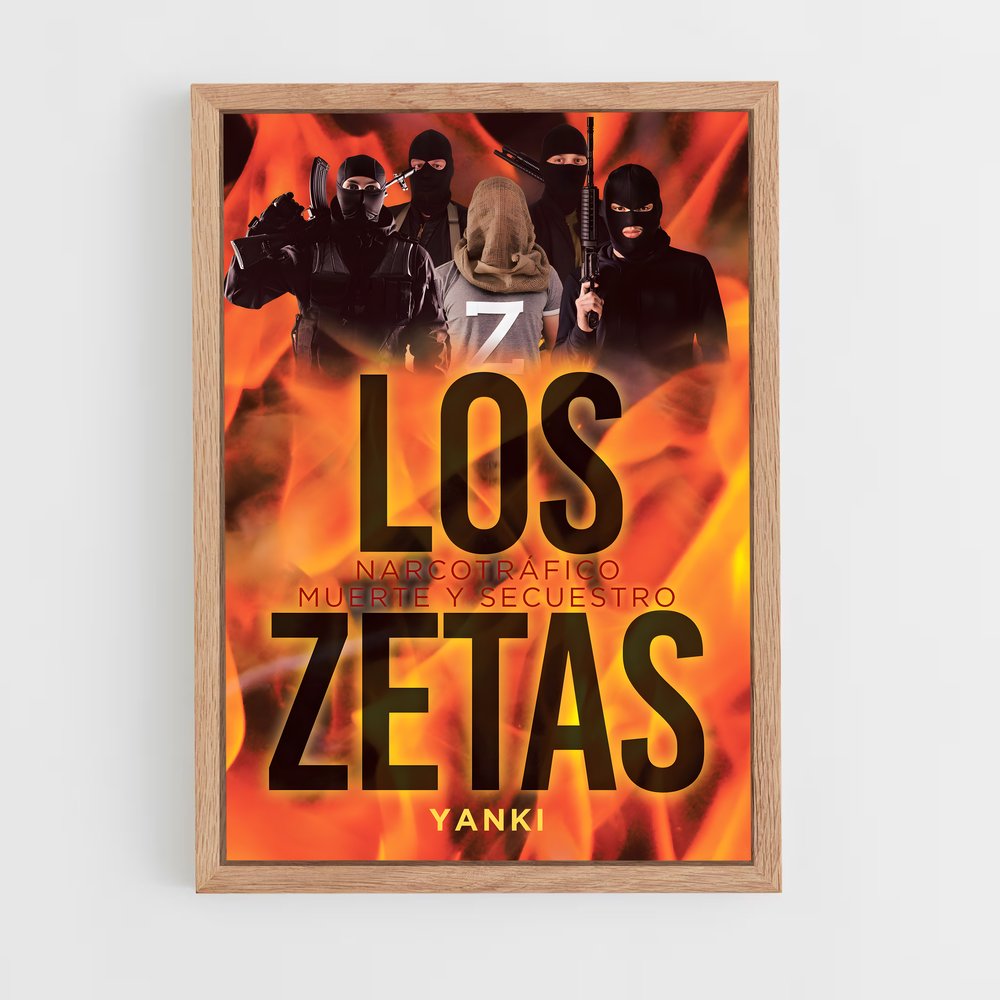 ap-los zetas-3 cadre Bois clair