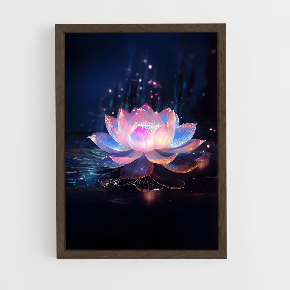 ap-lotus-1 cadre Bois foncé