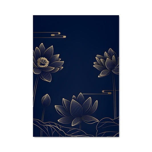 Poster Lotus Auréole