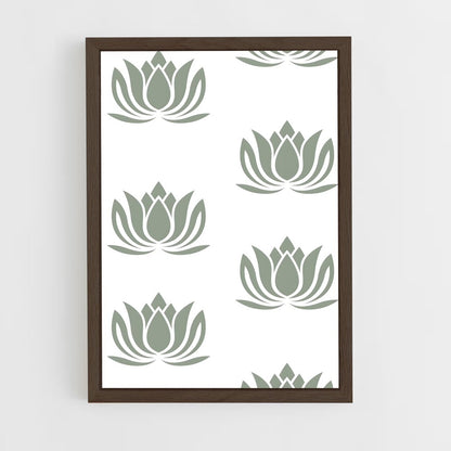 ap-lotus patterns-3 cadre Bois foncé