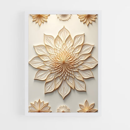 ap-lotus patterns-5 cadre Blanc