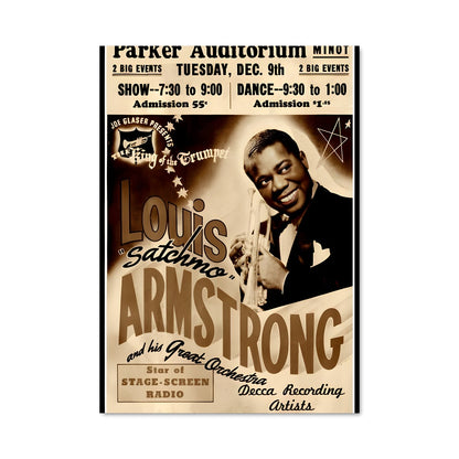 Poster Satchmo en Concert