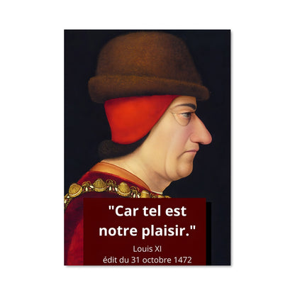 Poster Le Chapelier Rouge