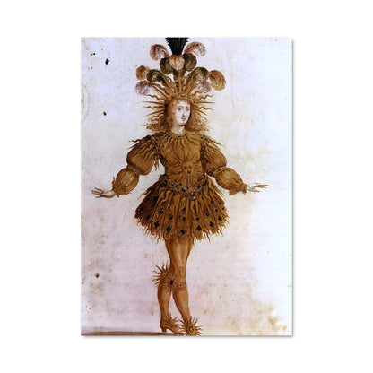 Poster La Dame Baroque