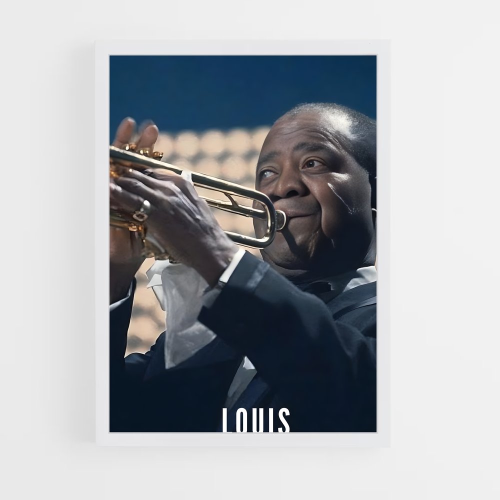 ap-louis armstrong-2 cadre Blanc