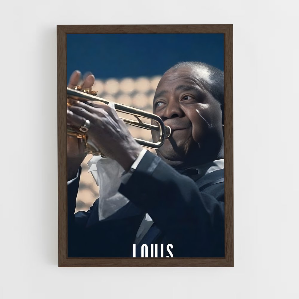 ap-louis armstrong-2 cadre Bois foncé