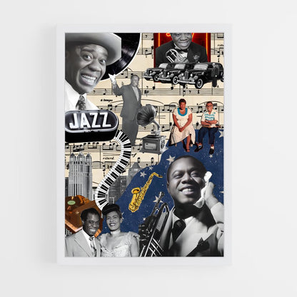 ap-louis armstrong-3 cadre Blanc