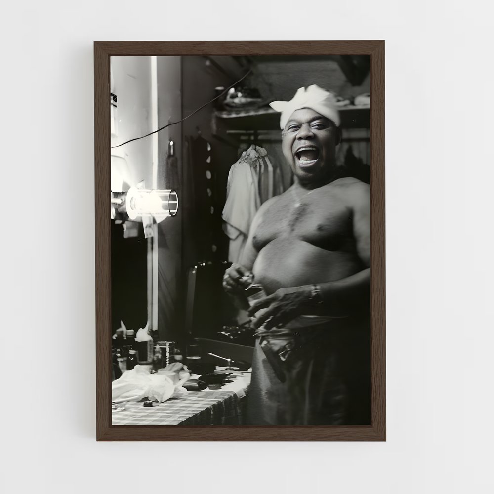 ap-louis armstrong-4 cadre Bois foncé