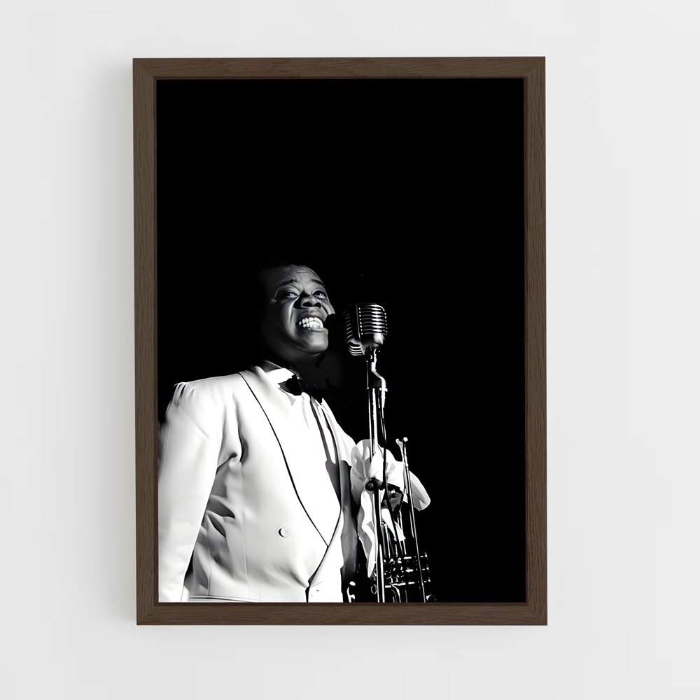ap-louis armstrong-6 cadre Bois foncé