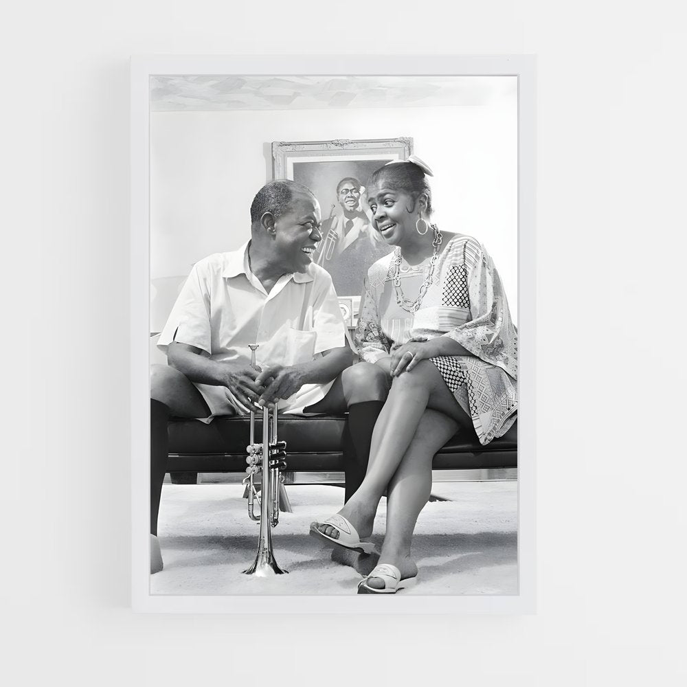 ap-louis armstrong-7 cadre Blanc