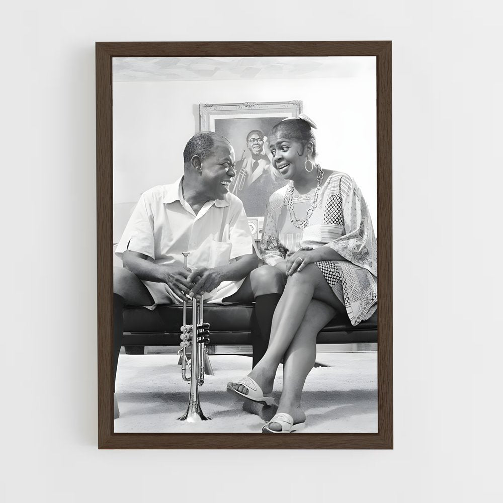 ap-louis armstrong-7 cadre Bois foncé