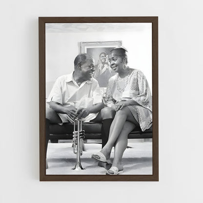 ap-louis armstrong-7 cadre Bois foncé