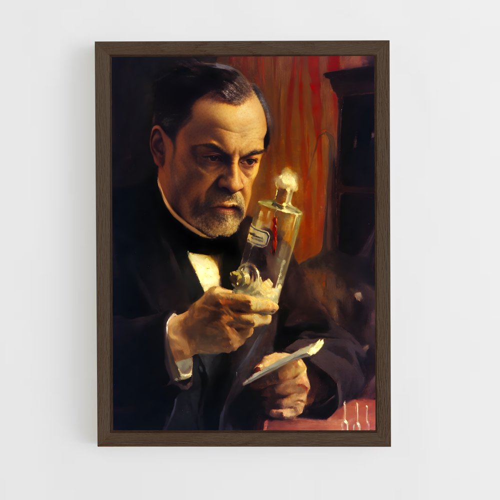 ap-louis pasteur-1 cadre Bois foncé