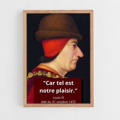 ap-louis xi-4 cadre Bois clair