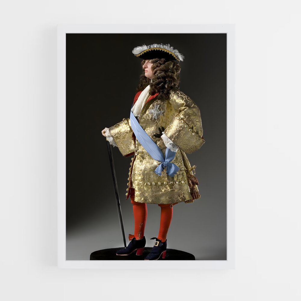 ap-louis xiv-10 cadre Blanc