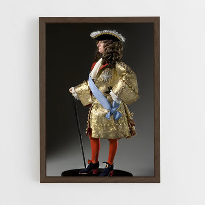 ap-louis xiv-10 cadre Bois foncé