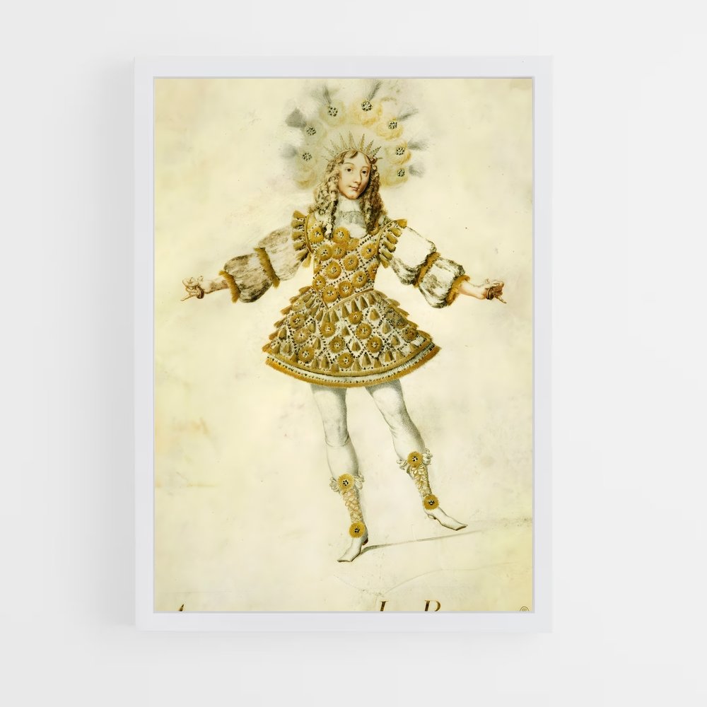 ap-louis xiv-11 cadre Blanc