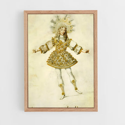 ap-louis xiv-11 cadre Bois clair