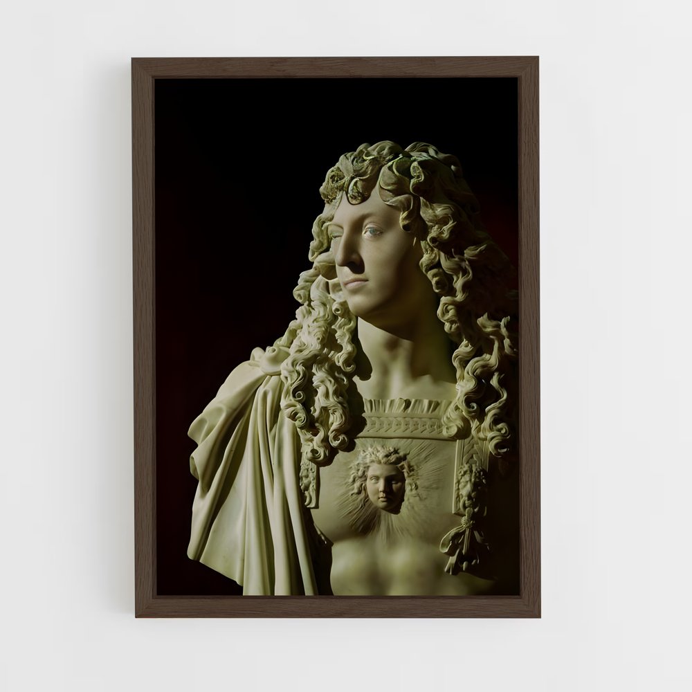 ap-louis xiv-13 cadre Bois foncé
