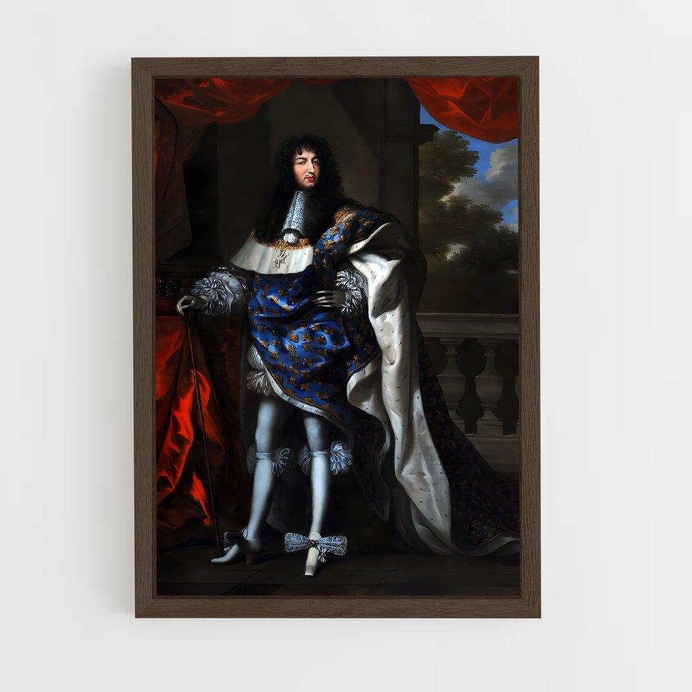 ap-louis xiv-3 cadre Bois foncé