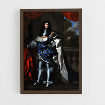 ap-louis xiv-3 cadre Bois foncé