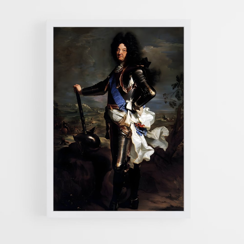 ap-louis xiv-7 cadre Blanc