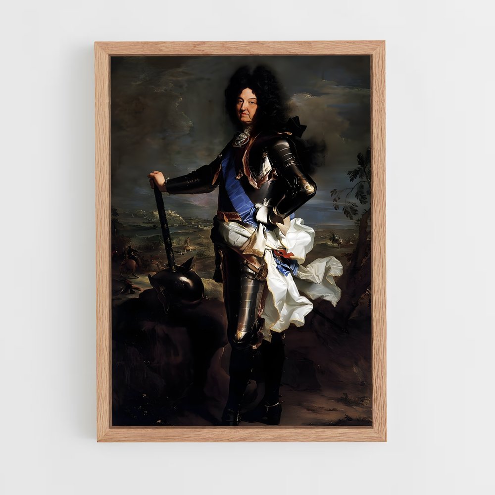 ap-louis xiv-7 cadre Bois clair