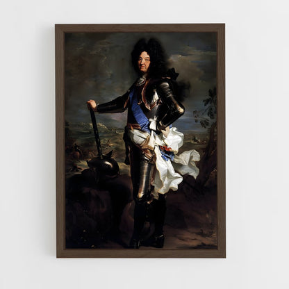 ap-louis xiv-7 cadre Bois foncé
