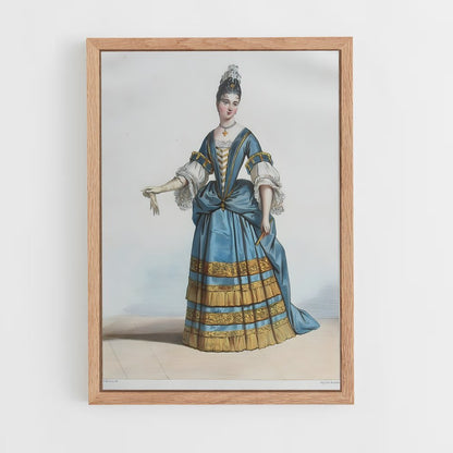 ap-louis xiv-8 cadre Bois clair