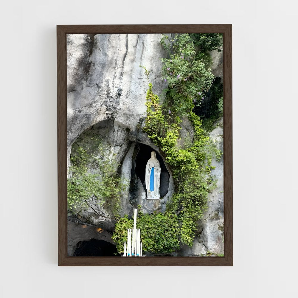 ap-lourdes-1 cadre Bois foncé