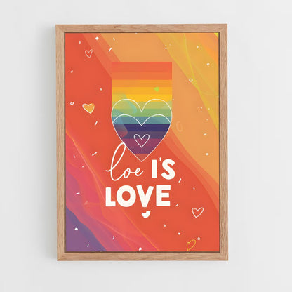ap-love is love-1 cadre Bois clair