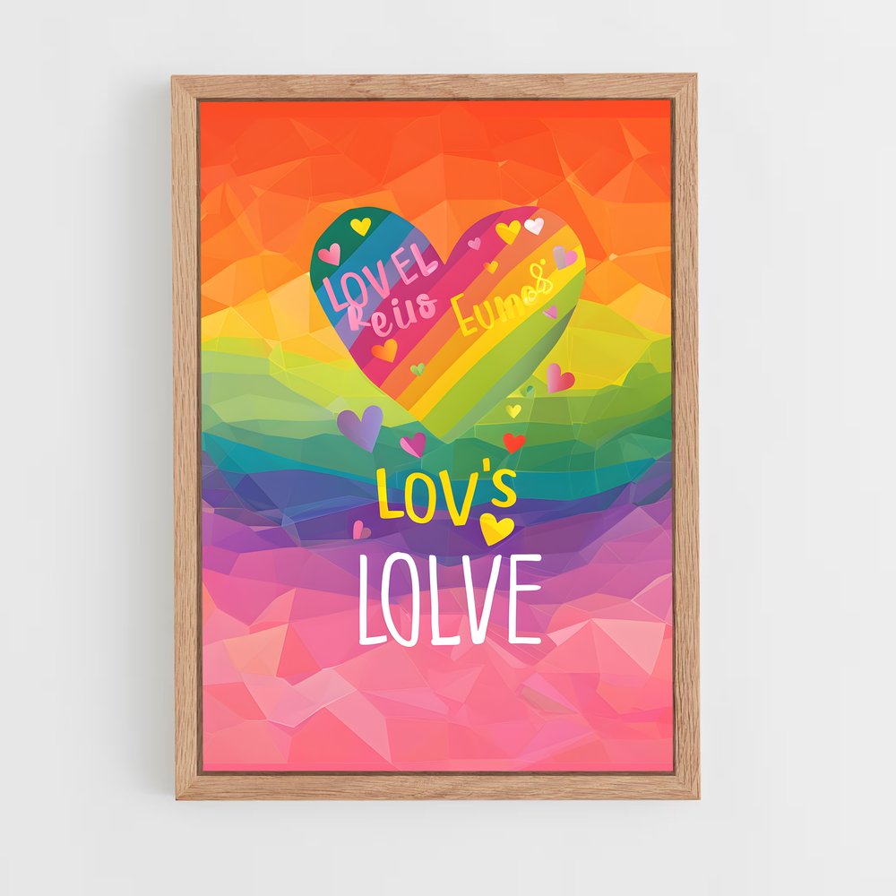 ap-love is love-3 cadre Bois clair