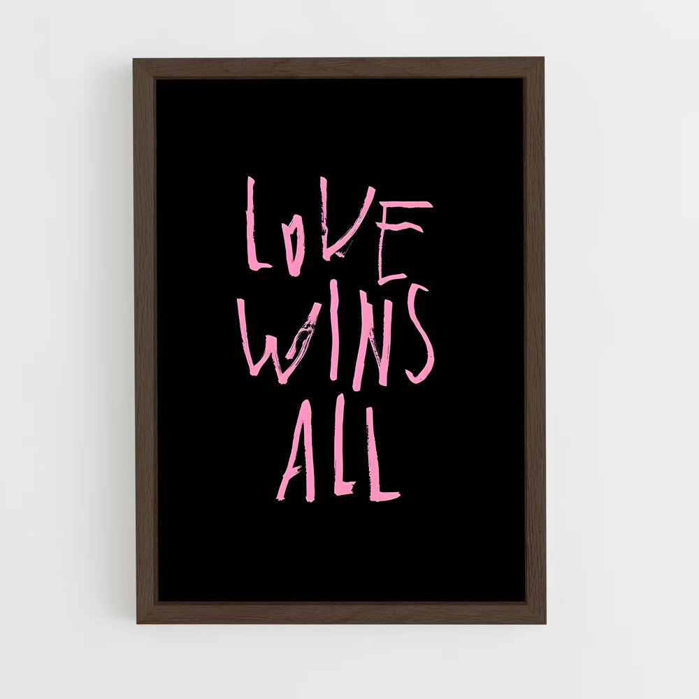 ap-love wins-4 cadre Bois foncé