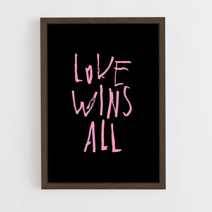 ap-love wins-4 cadre Bois foncé