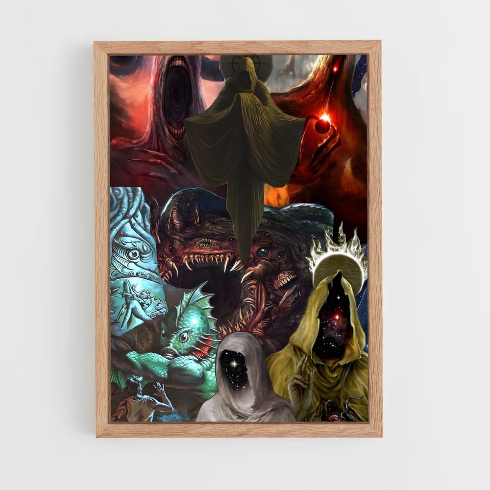 ap-lovecraft-12 cadre Bois clair