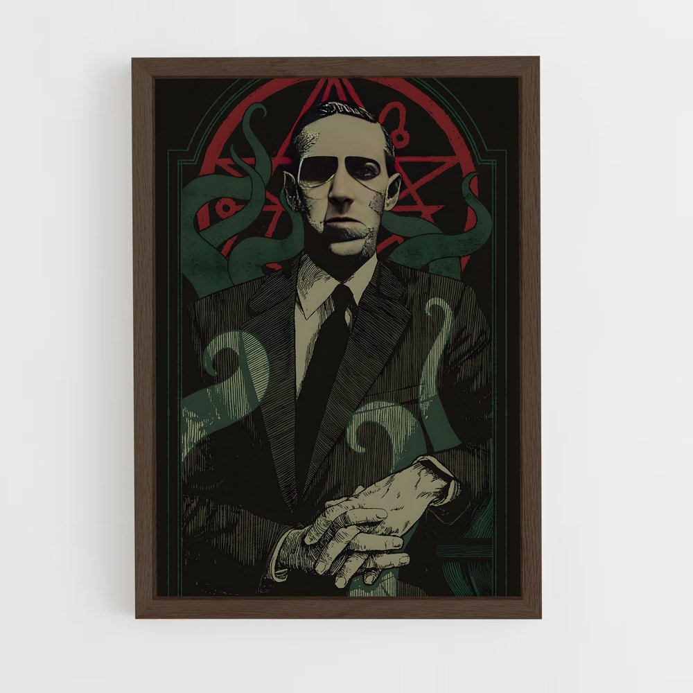 ap-lovecraft-3 cadre Bois foncé