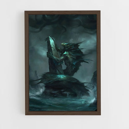 ap-lovecraft-4 cadre Bois foncé