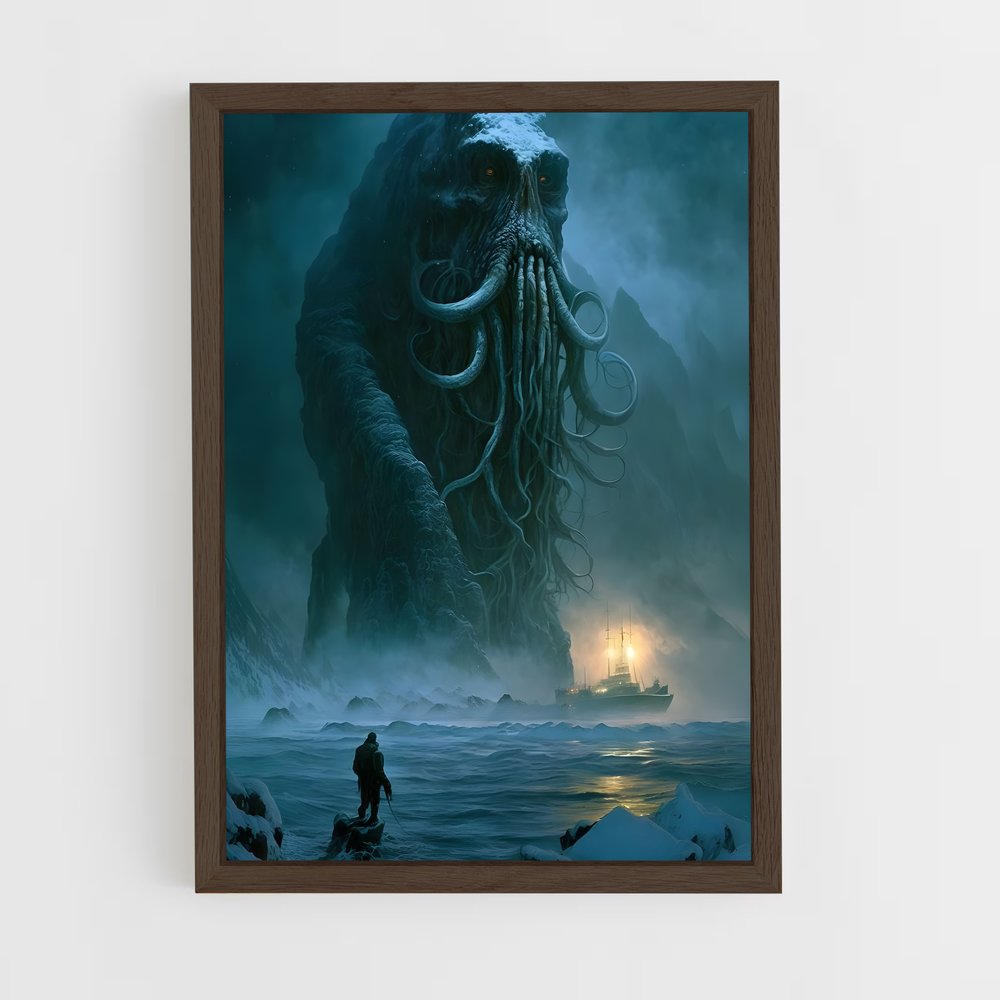 ap-lovecraft-9 cadre Bois foncé
