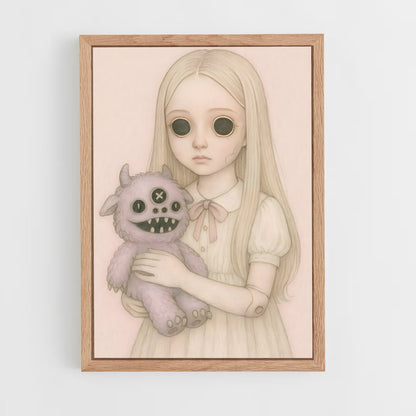 ap-lowbrow art-4 cadre Bois clair